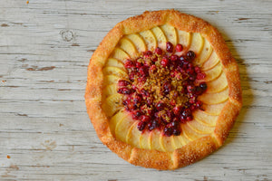 Apple Cranberry Walnut Tart