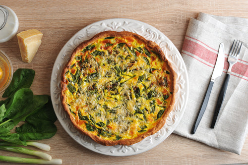 Roasted Vegetable Quiche